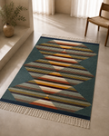 Oasis - Vibrant multicolour diamonds 80 x 150 cm